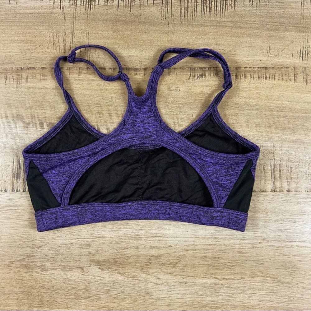 🌺3 FOR $20🌺 - Purple black heathered sports bra small - Picture 3 of 3